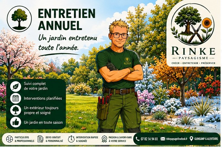 Entretien annuel du jardin