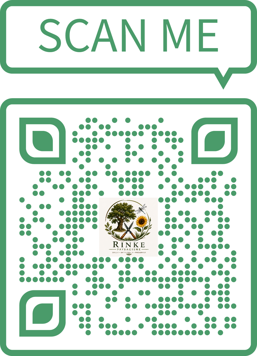 QR code questionnaire Rinke Paysage